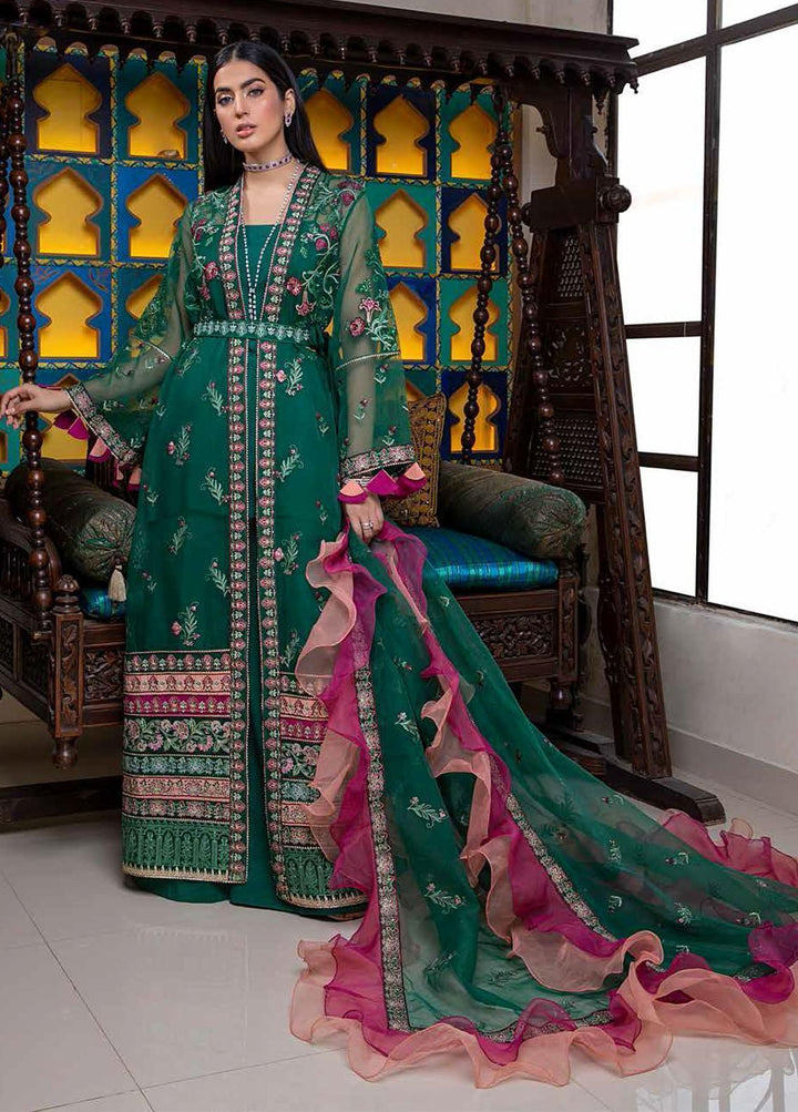 Chimmer by Charizma Embroidered Chiffon Suits Unstitched 3 Piece CRZ22C Chm:01 - Luxury Collection