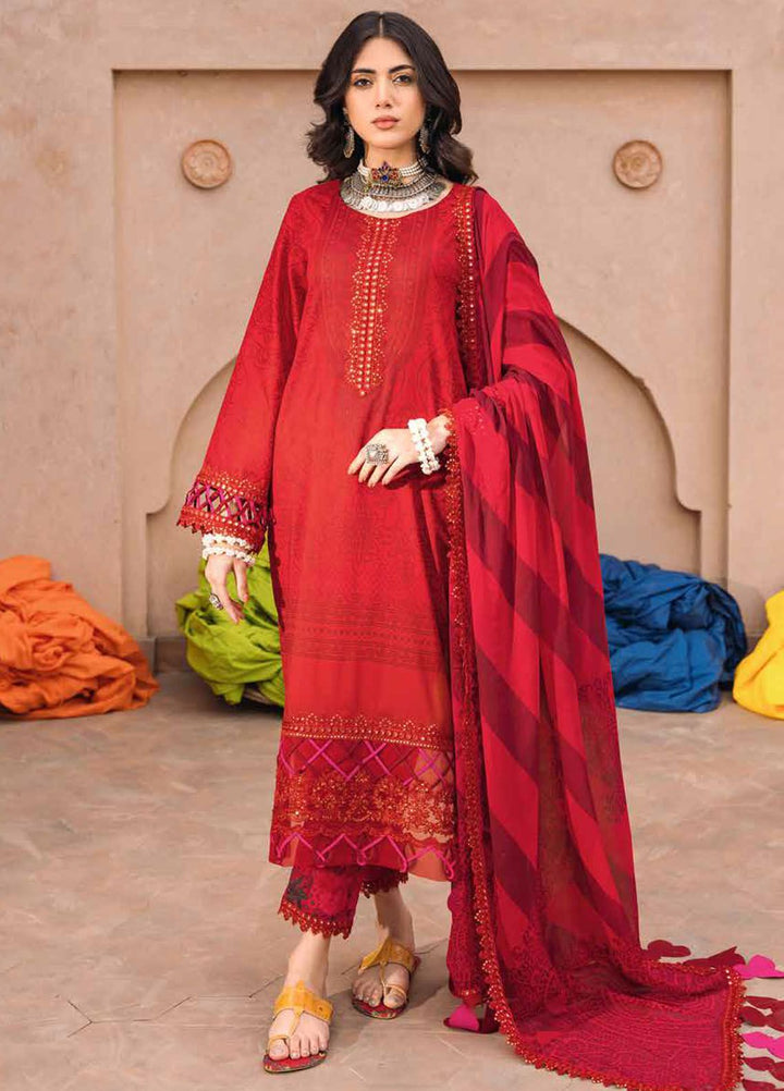 Chunri by Charizma Embroidered Lawn Suits Unstitched 3 Piece CRZ24CH CH4-04 - Summer Collection