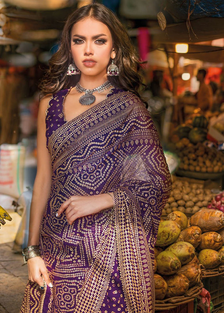 Chunri By Gul Ahmed Embroidered Chiffon Suits Unstitched Saree GA24C PRS-42001 - Summer Collection