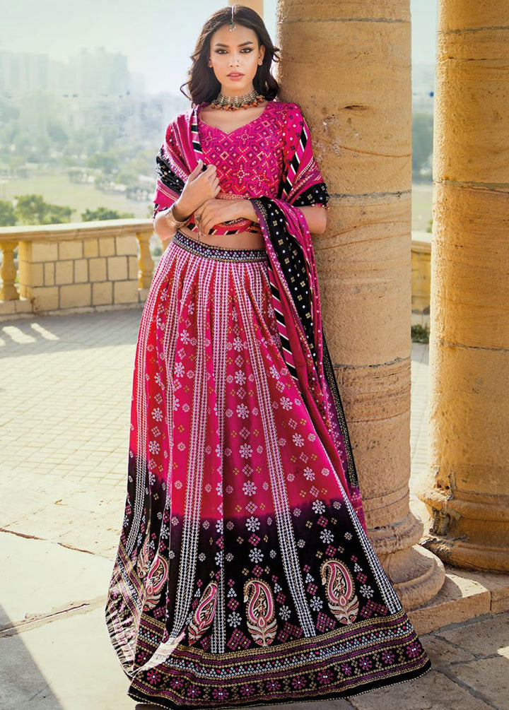 Chunri By Gul Ahmed Embroidered Lawn Suits Unstitched 3 Piece GA24C PRW-42009 - Summer Collection