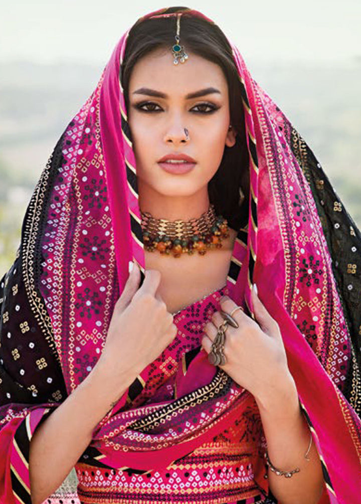 Chunri By Gul Ahmed Embroidered Lawn Suits Unstitched 3 Piece GA24C PRW-42009 - Summer Collection