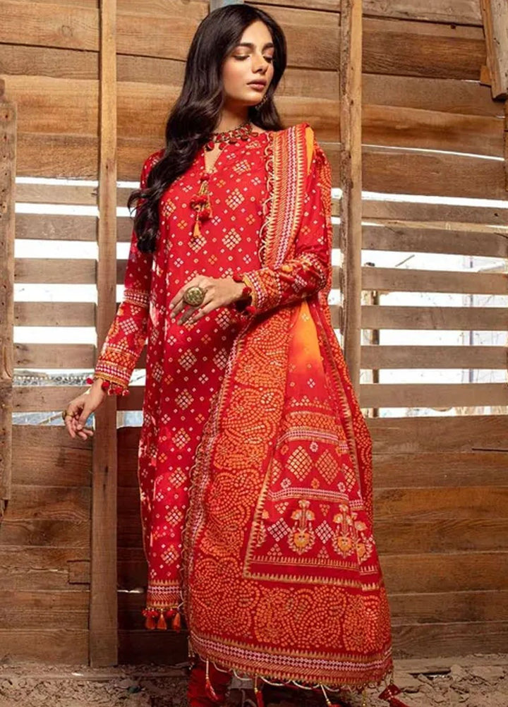 Chunri By Gul Ahmed Printed Lawn Suits Unstitched 3 Piece GA24C CL-42004 A - Summer Collection