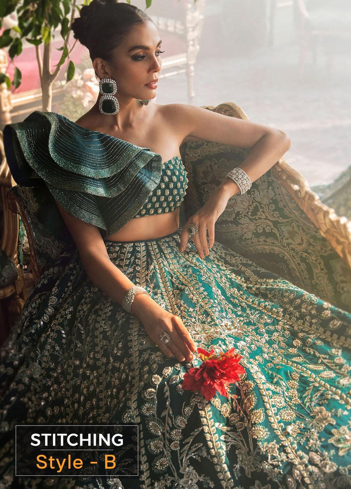 Claire De Lune by Republic WomensWear Embroidered  Suits Unstitched 3 Piece RW22CL FU-01 - Luxury Collection