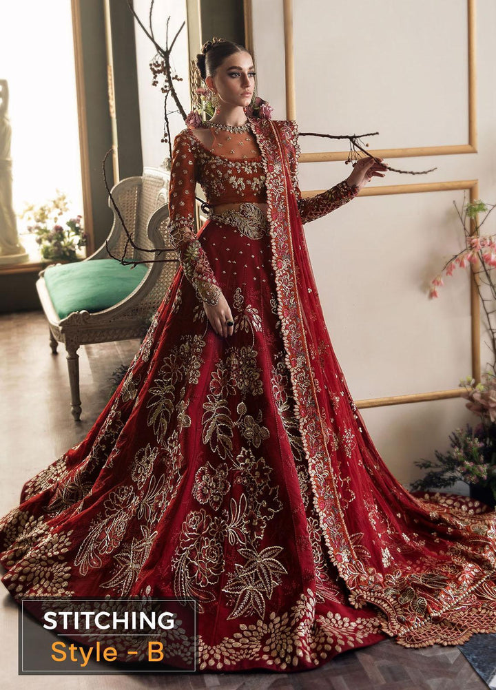 Claire De Lune by Republic WomensWear Embroidered  Suits Unstitched 3 Piece RW22CL FU-06 - Luxury Collection