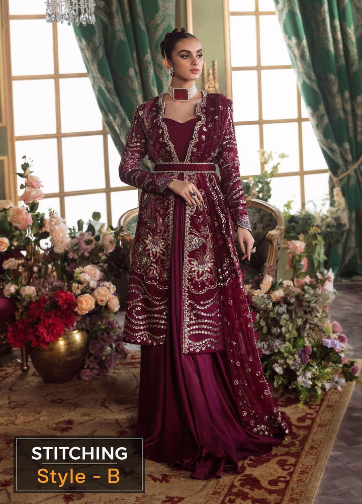 Claire De Lune by Republic WomensWear Embroidered  Suits Unstitched 3 Piece RW22CL FU-08 - Luxury Collection