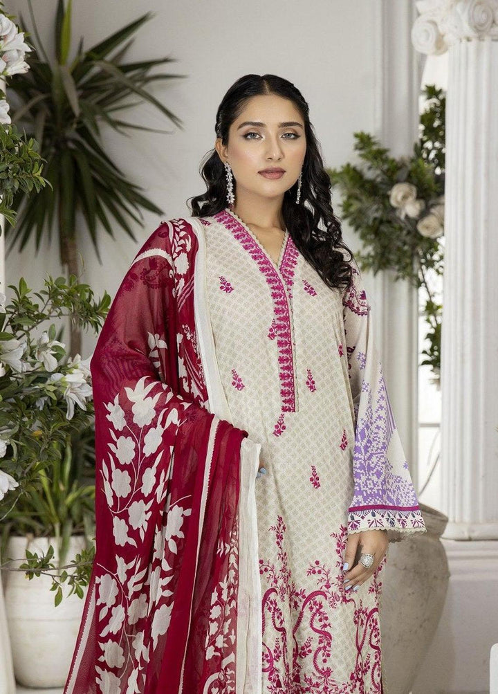Classica By Safwa Embroidered Lawn Suits Unstitched 3 Piece SW23C SCE-06 - Summer Collection