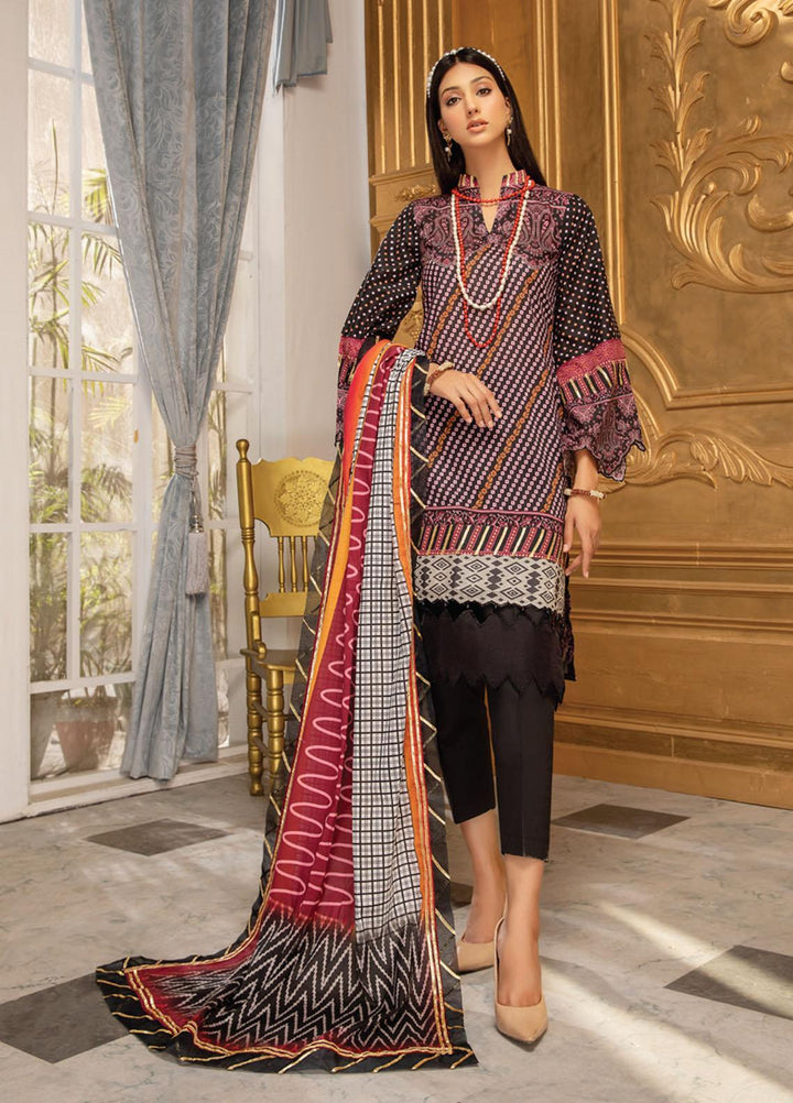 Coco by Al Zohaib Printed Lawn Suits Unstitched 3 Piece AZ21-PC2 03 - Summer Collection