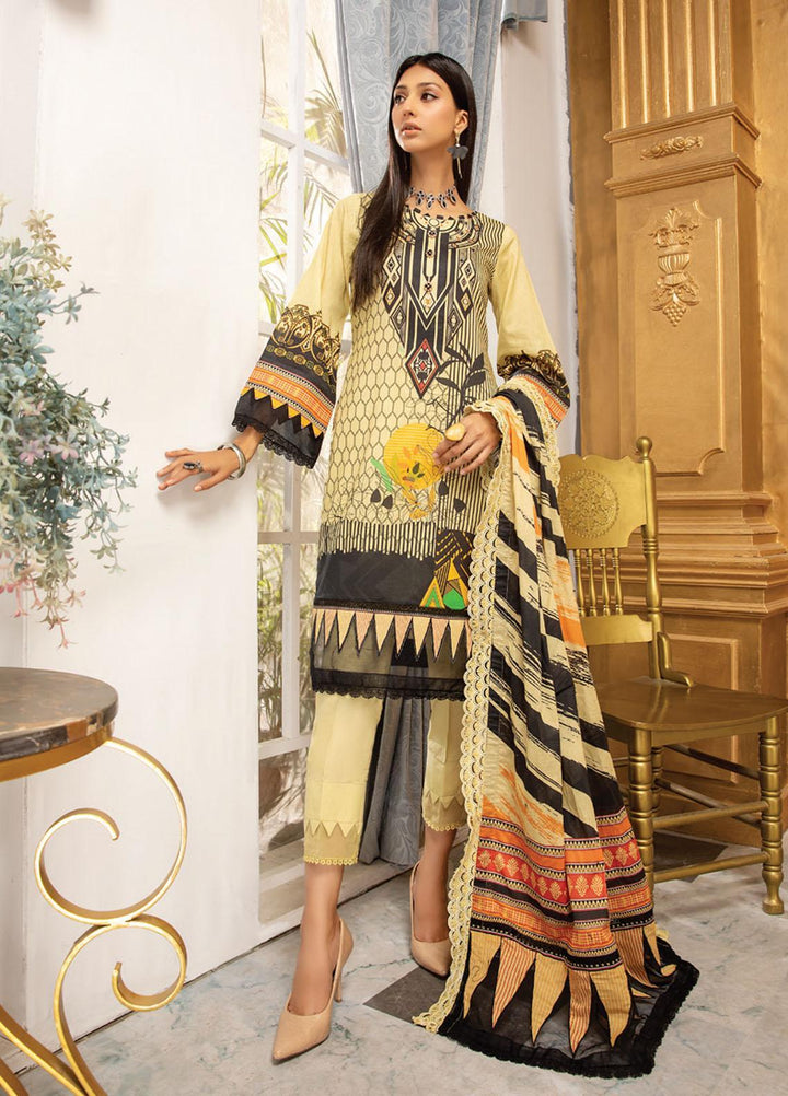 Coco by Al Zohaib Printed Lawn Suits Unstitched 3 Piece AZ21-PC2 08 - Summer Collection