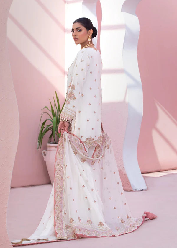 Diara Couture Pret Embroidered Chiffon 3 Piece Suit Hala