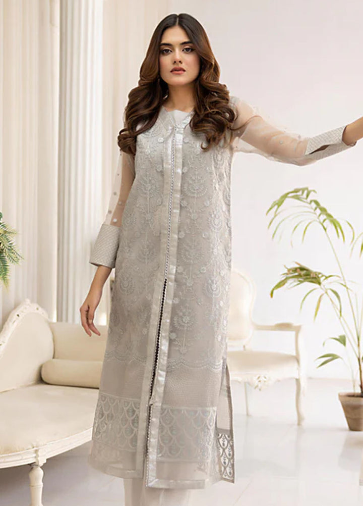 Cyanic Pret Embroidered Organza 2 Piece Suit Luna