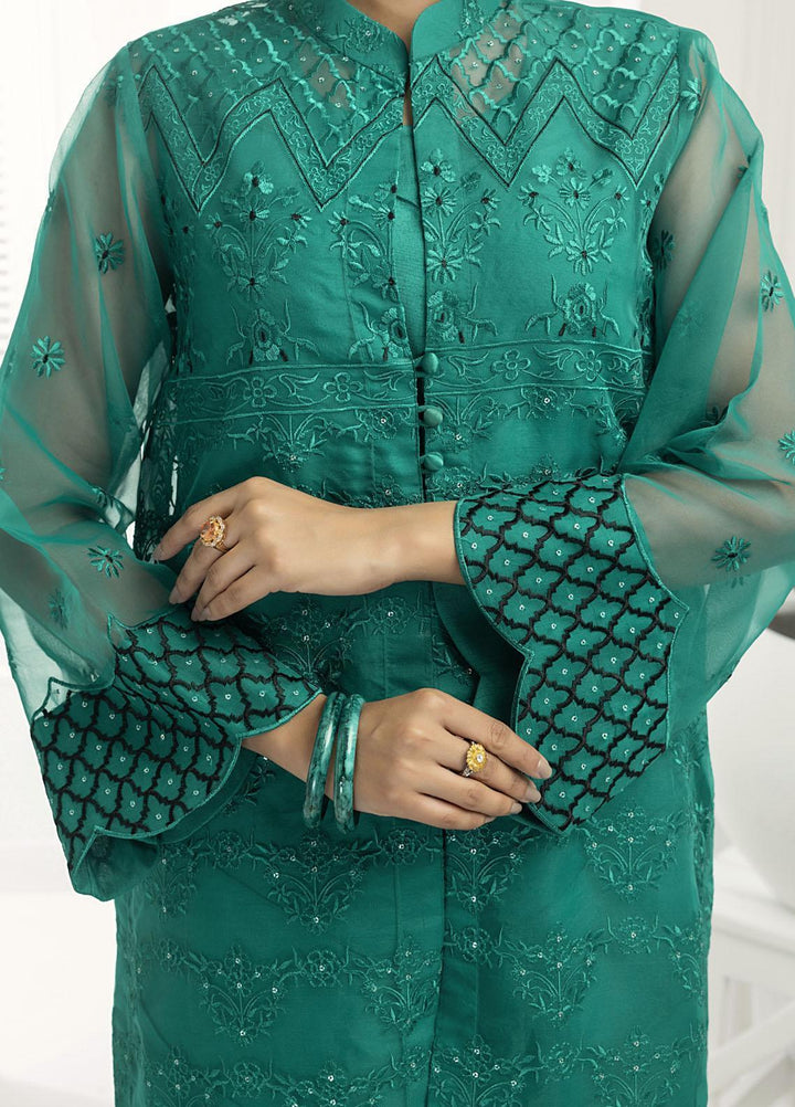 Cyanic Casual Pret  Organza 2 Piece Suit CYN22ZP Jade