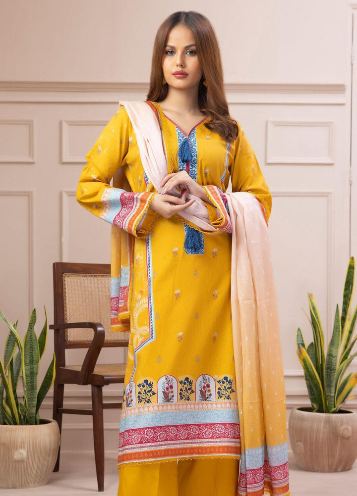 Salina By Regalia Textiles Printed Cotton Suits Unstitched 3 Piece RGT23SMS D-09 - Mid Summer Collection