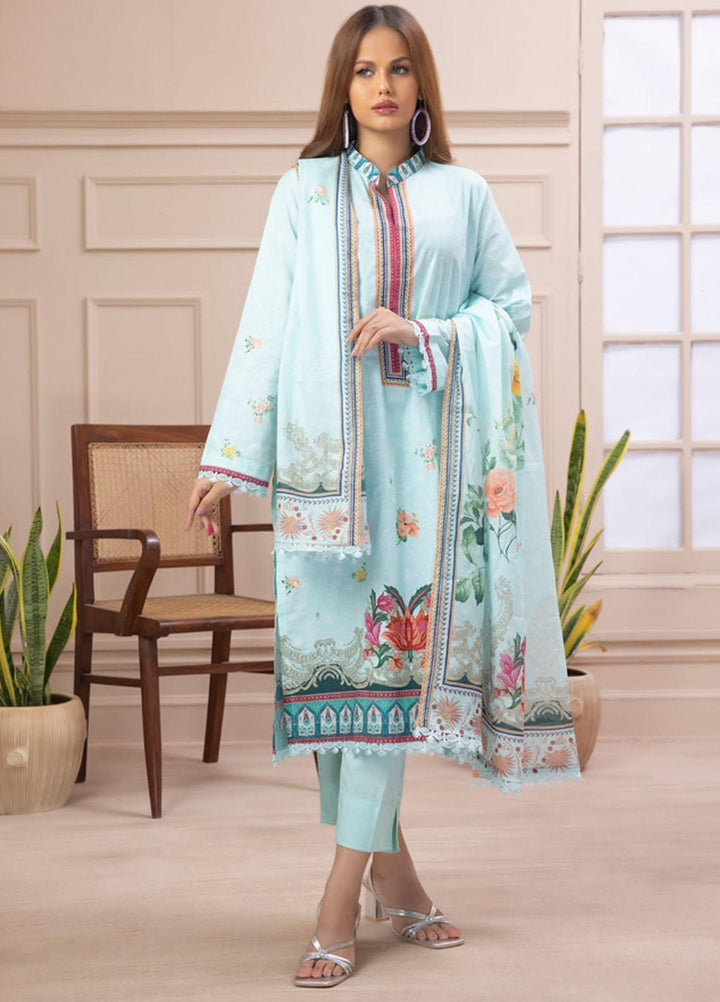 Salina By Regalia Textiles Printed Cotton Suits Unstitched 3 Piece RGT23SMS D-10 - Mid Summer Collection