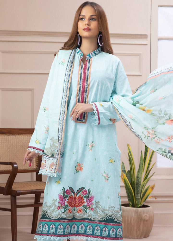 Salina By Regalia Textiles Printed Cotton Suits Unstitched 3 Piece RGT23SMS D-10 - Mid Summer Collection