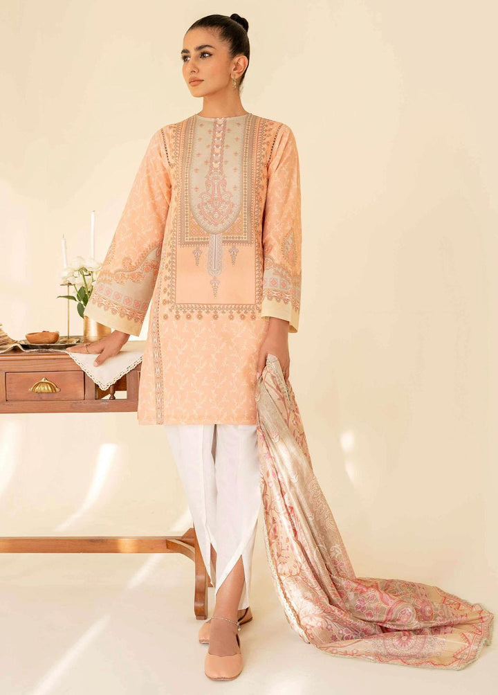 Daffodils By Seran Embroidered Lawn Suits Unstitched 2 Piece SRN23D 02 Aster - Summer Collection