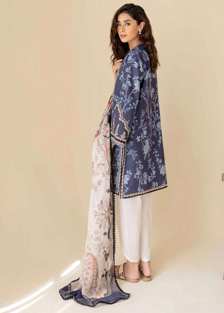 Daffodils By Seran Printed Lawn Suits Unstitched 2 Piece SRN23D 03 Poppy - Summer Collection