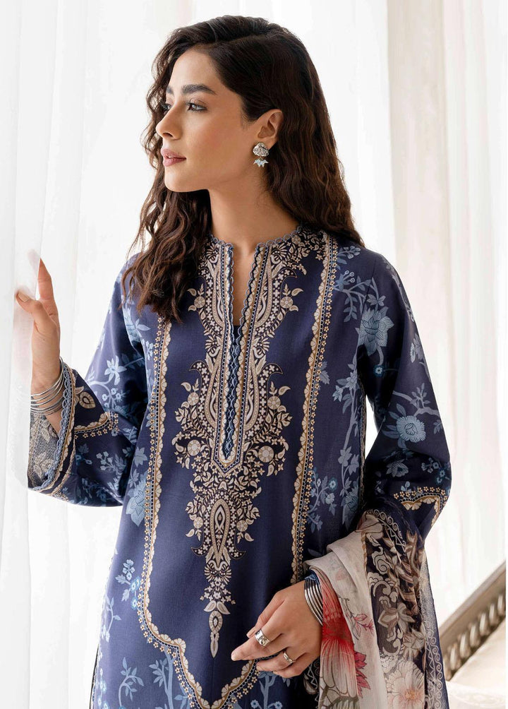 Daffodils By Seran Printed Lawn Suits Unstitched 2 Piece SRN23D 03 Poppy - Summer Collection