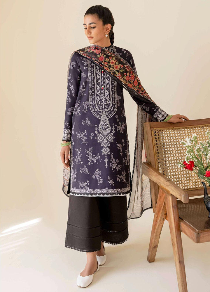 Daffodils By Seran Embroidered Lawn Suits Unstitched 2 Piece SRN23D 04 Magnolia - Summer Collection