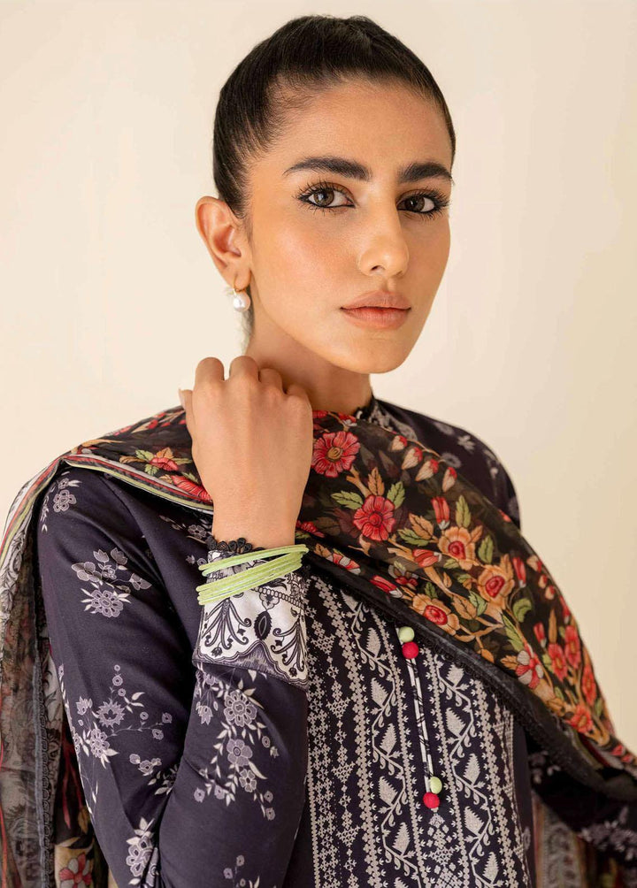 Daffodils By Seran Embroidered Lawn Suits Unstitched 2 Piece SRN23D 04 Magnolia - Summer Collection