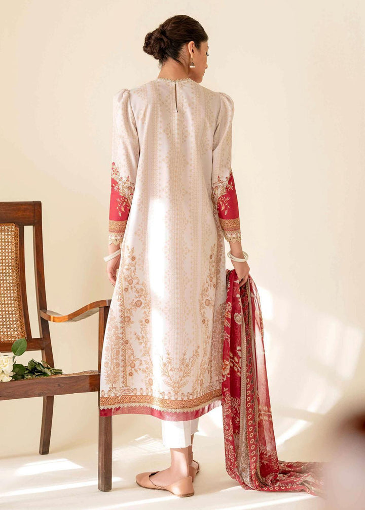 Daffodils By Seran Embroidered Lawn Suits Unstitched 2 Piece SRN23D 05 Lotus - Summer Collection