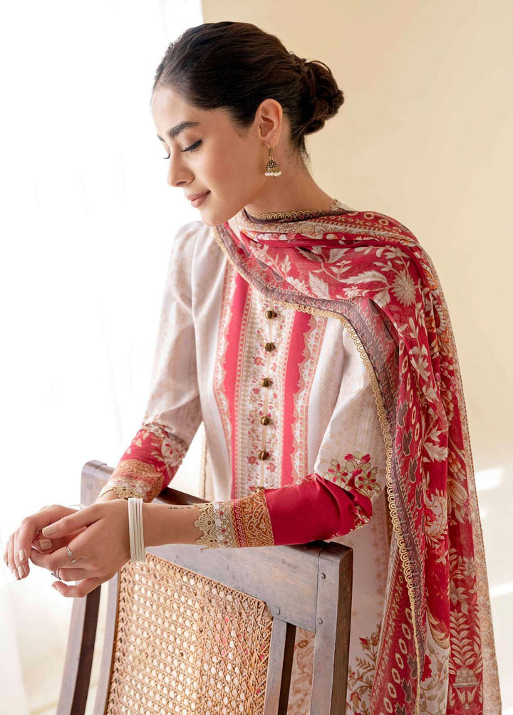 Daffodils By Seran Embroidered Lawn Suits Unstitched 2 Piece SRN23D 05 Lotus - Summer Collection