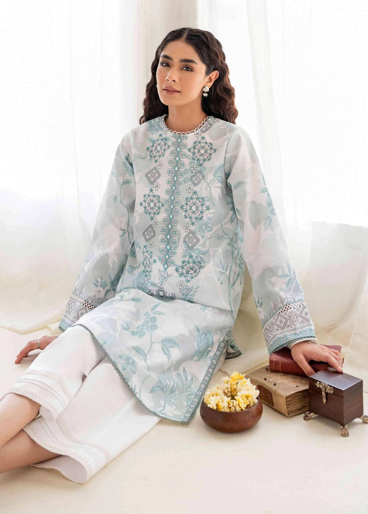 Daffodils By Seran Embroidered Lawn Suits Unstitched 2 Piece SRN23D 07 Iris - Summer Collection
