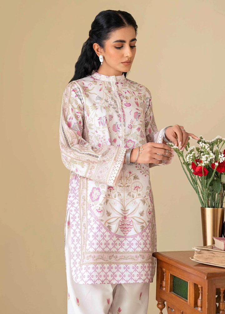 Daffodils By Seran Embroidered Lawn Suits Unstitched 2 Piece SRN23D 09 Peony - Summer Collection