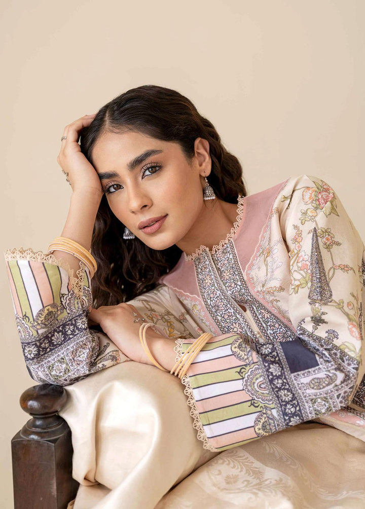 Daffodils By Seran Embroidered Lawn Suits Unstitched 2 Piece SRN23D 10 Lily - Summer Collection