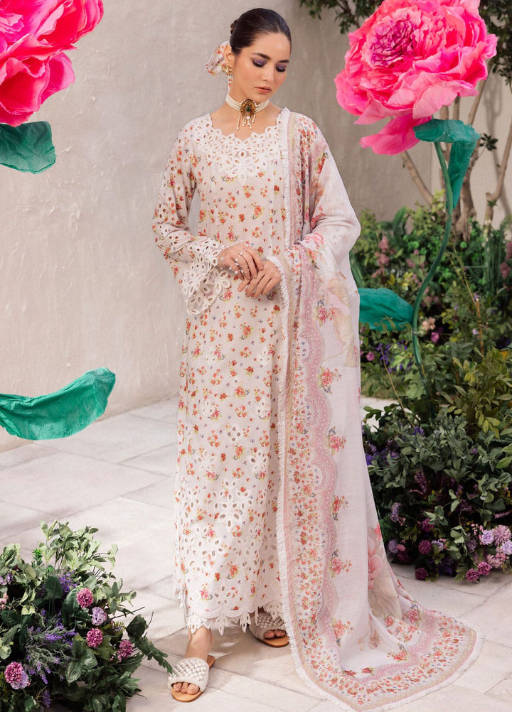 Dahlia by Iznik Embroidered Lawn Suits Unstitched 3 Piece IZ24D DL-05 Splendour - Summer Collection