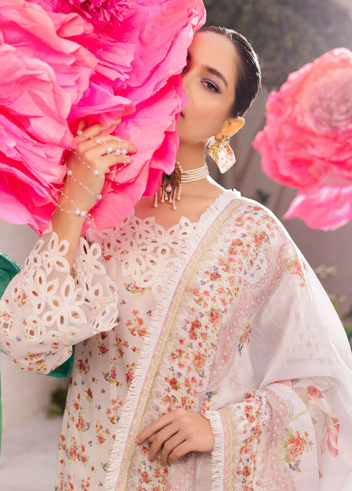 Dahlia by Iznik Embroidered Lawn Suits Unstitched 3 Piece IZ24D DL-05 Splendour - Summer Collection