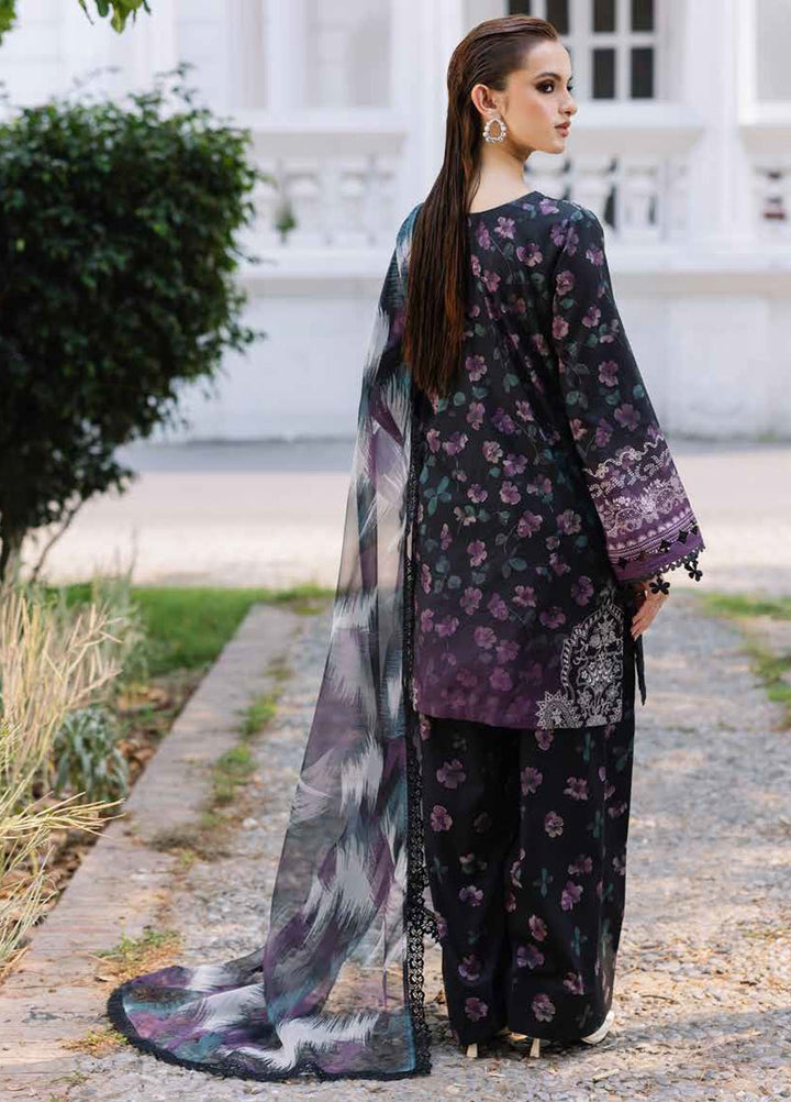 Daily Delights by Nureh Chikankari Lawn Suits Unstitched 3 Piece NU25DC BL-06 - Summer Collection