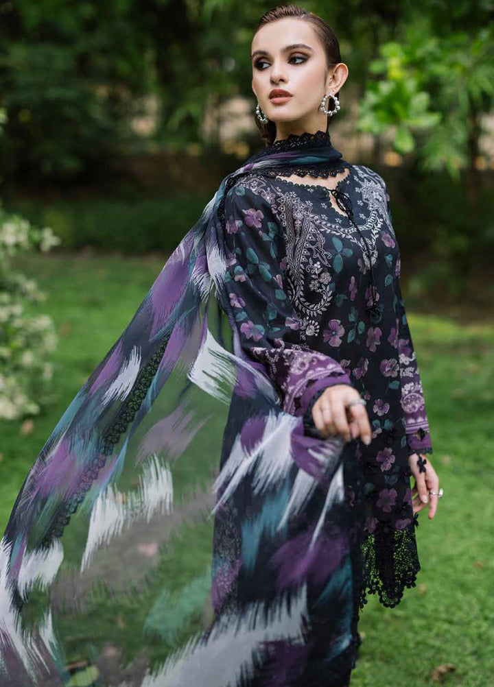 Daily Delights by Nureh Chikankari Lawn Suits Unstitched 3 Piece NU25DC BL-06 - Summer Collection