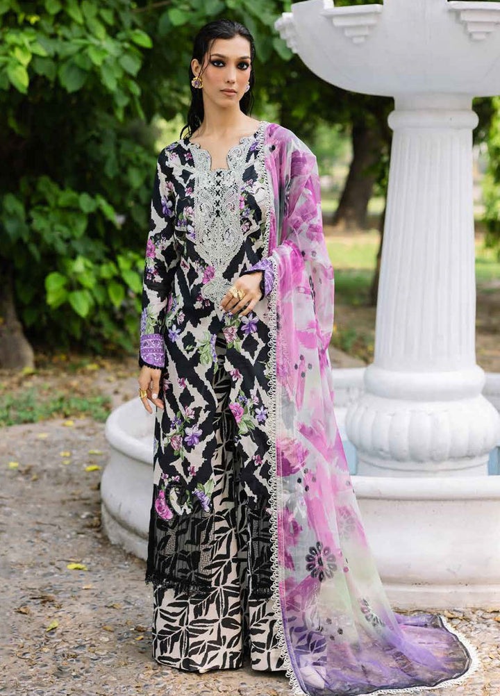 Daily Delights by Nureh Chikankari Lawn Suits Unstitched 3 Piece NU25DC DD-05 - Summer Collection