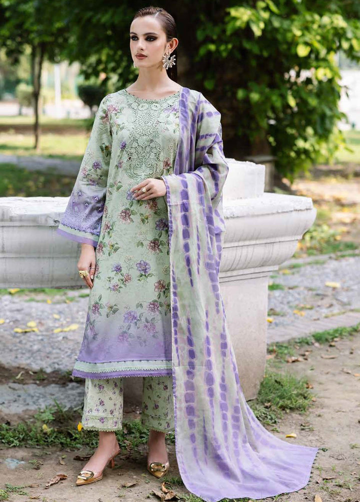 Daily Delights by Nureh Chikankari Lawn Suits Unstitched 3 Piece NU25DC DD-08 - Summer Collection