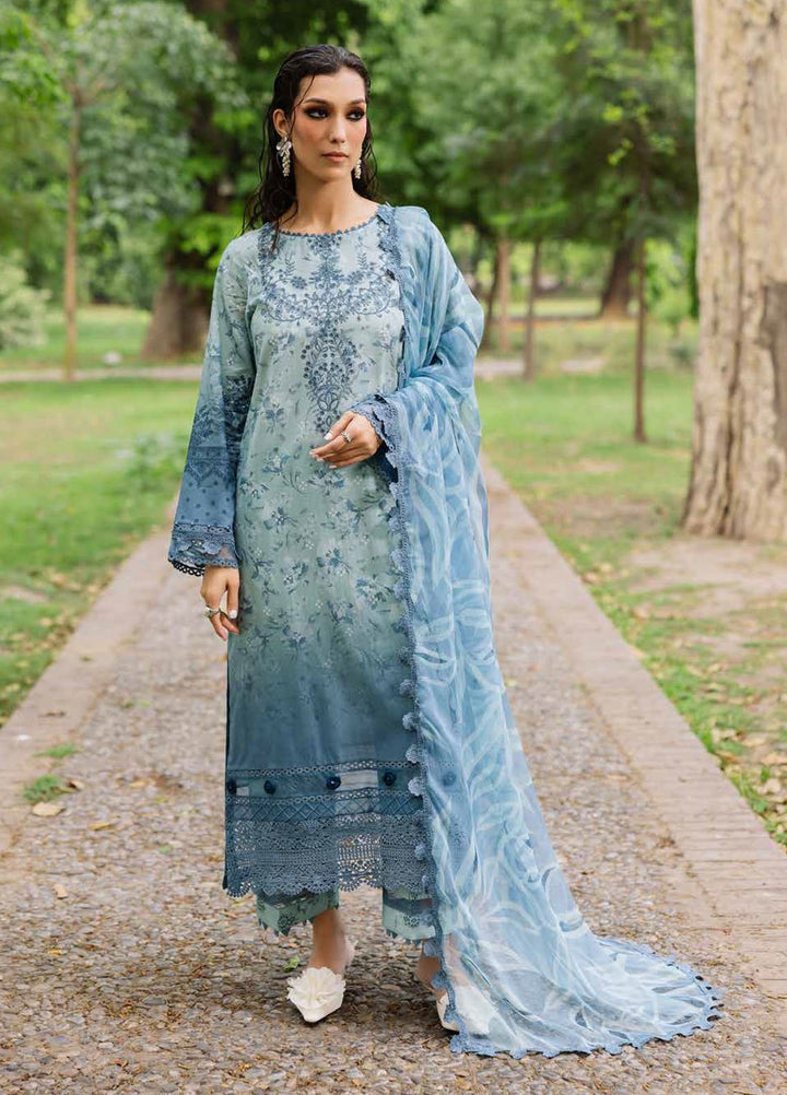 Daily Delights by Nureh Chikankari Lawn Suits Unstitched 3 Piece NU25DC DD-10 - Summer Collection
