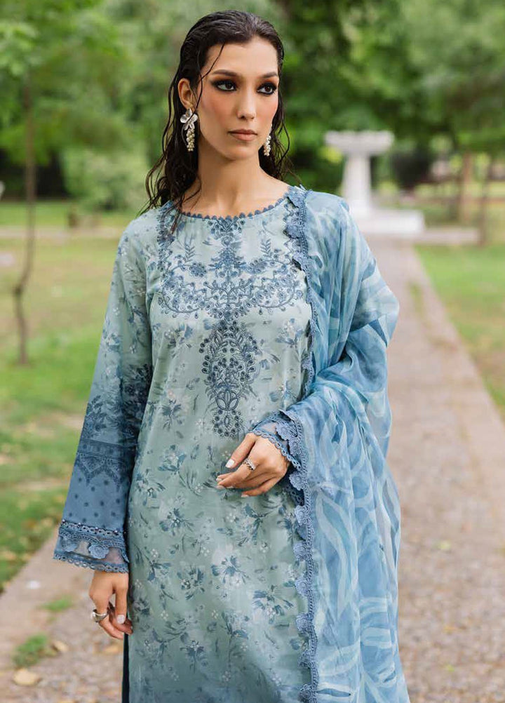 Daily Delights by Nureh Chikankari Lawn Suits Unstitched 3 Piece NU25DC DD-10 - Summer Collection