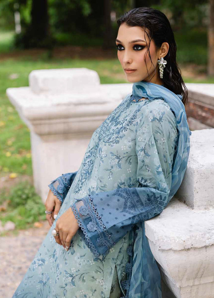 Daily Delights by Nureh Chikankari Lawn Suits Unstitched 3 Piece NU25DC DD-10 - Summer Collection