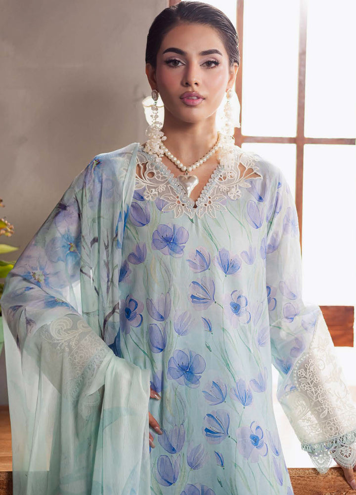 Daily Delights by Nureh Embroidered Lawn Suits Unstitched 3 Piece NU25DS DD-13 - Summer Collection