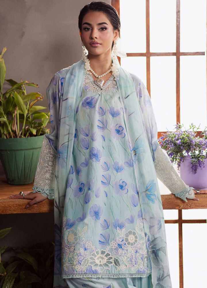 Daily Delights by Nureh Embroidered Lawn Suits Unstitched 3 Piece NU25DS DD-13 - Summer Collection
