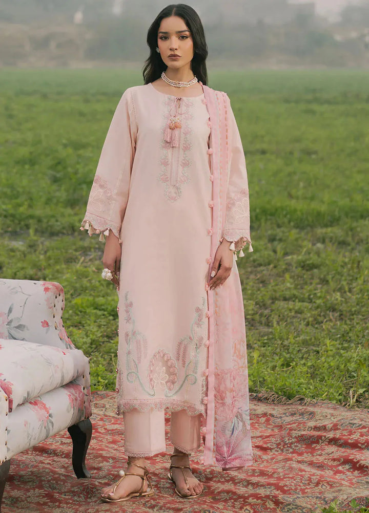 Dareen by Izel Embroidered Lawn Suits Unstitched 3 Piece IZL25DL Parizah - Summer Collection