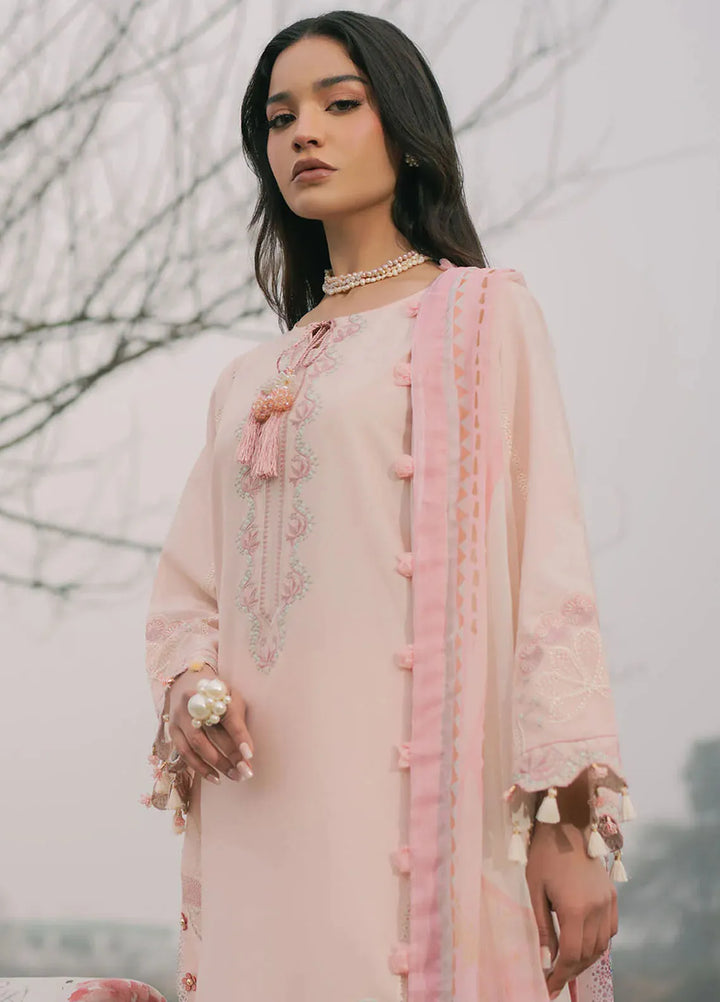 Dareen by Izel Embroidered Lawn Suits Unstitched 3 Piece IZL25DL Parizah - Summer Collection
