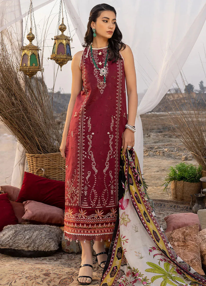 Dareen By Izel Pret Embroidered Lawn 3 Piece Suit Fasana