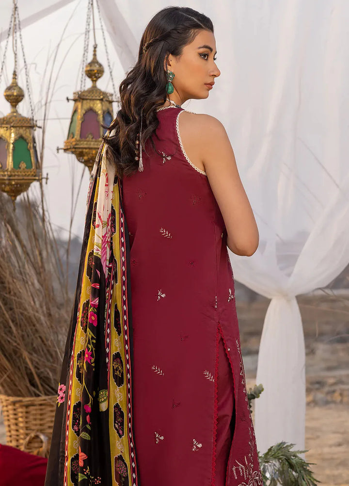 Dareen By Izel Pret Embroidered Lawn 3 Piece Suit Fasana