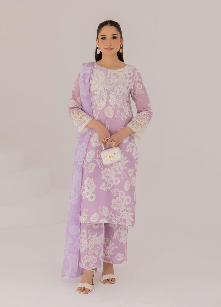 Esra Fashion Pret Embrodered Cambric 3 Piece Suit DT-23-04