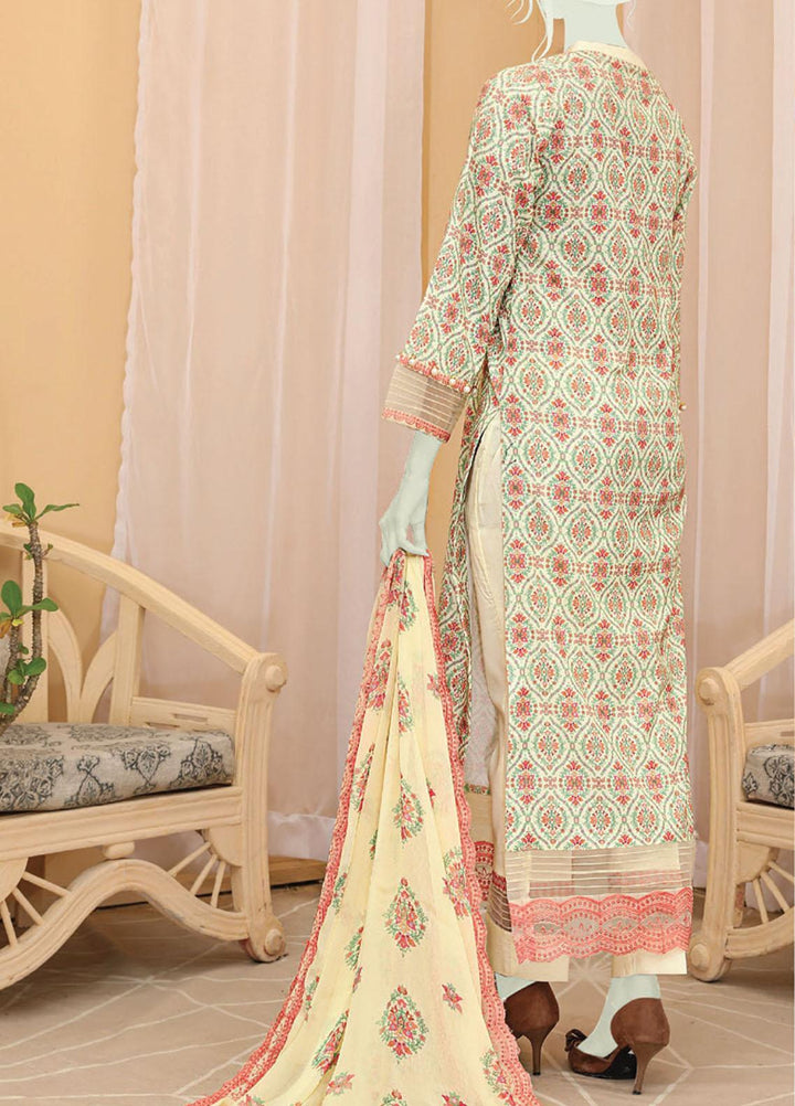 Dastaan by Humdum Embroidered Lawn Suits Unstitched 3 Piece HD22DL D10 - Summer Collection