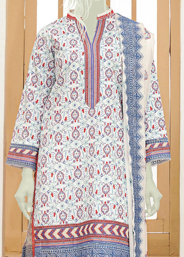 Dastaan by Humdum Embroidered Lawn Suits Unstitched 3 Piece HD22DL D2 - Summer Collection