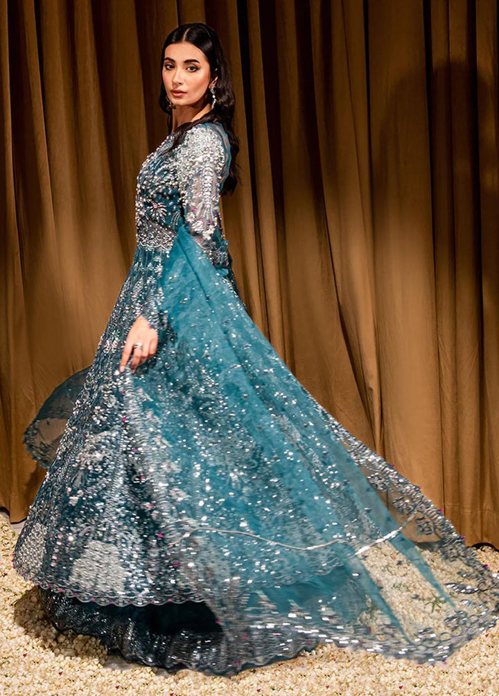 Dastaan By Maria Osama Khan Embroidered Organza Suits Unstitched 3 Piece Sanam - Luxury Collection