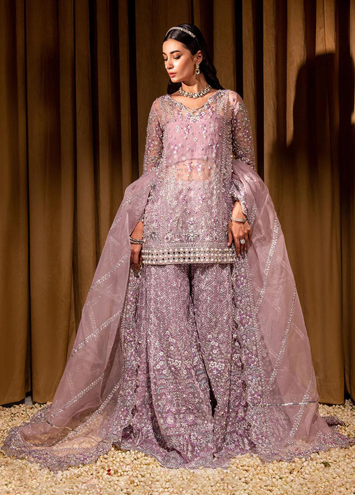 Dastaan By Maria Osama Khan Embroidered Organza Suits Unstitched 3 Piece Sona - Luxury Collection