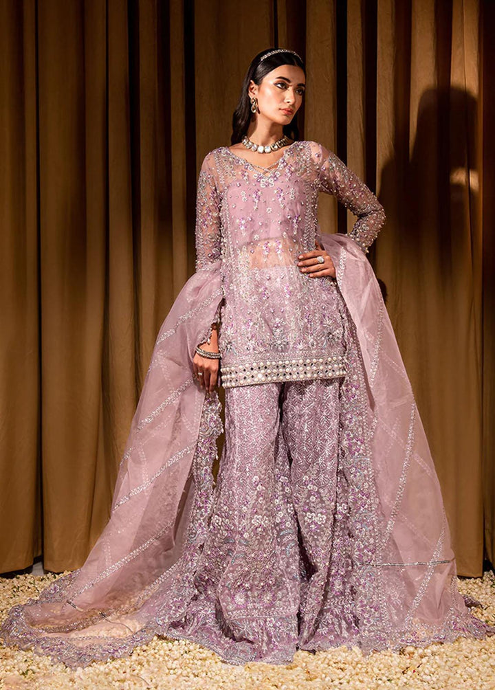 Dastaan By Maria Osama Khan Embroidered Organza Suits Unstitched 3 Piece Sona - Luxury Collection