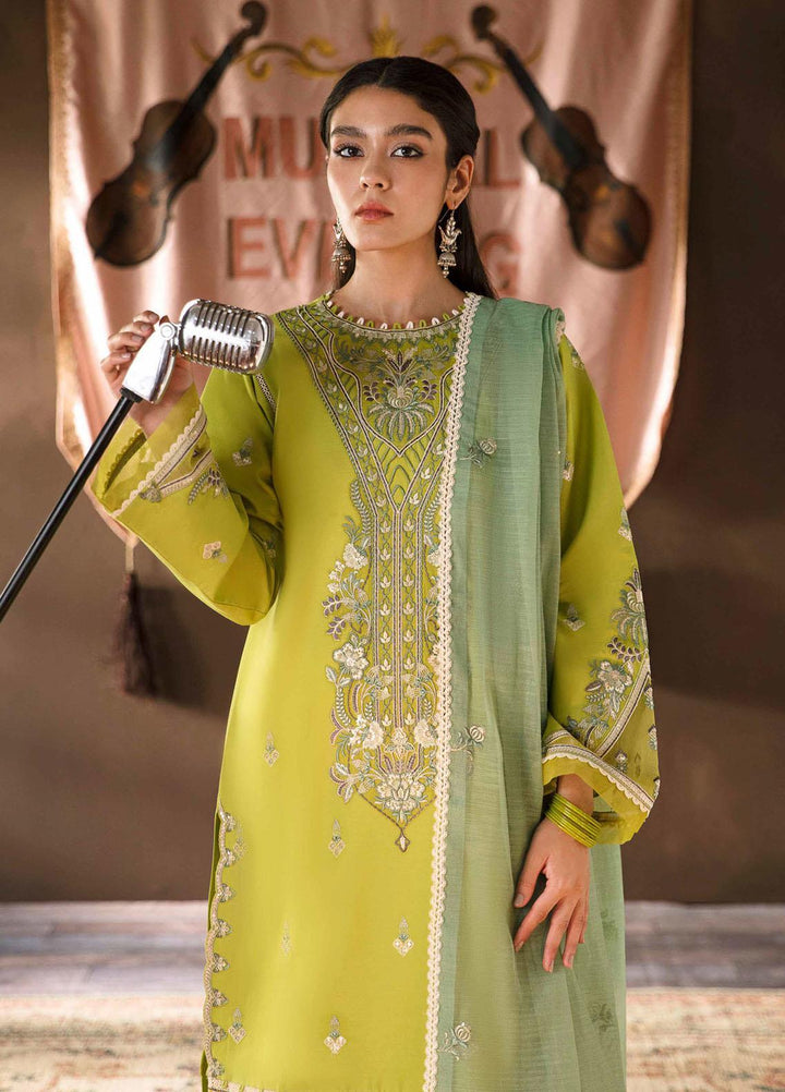 Dastaan By Seran Embroidered Lawn Suits Unstitched 3 Piece SRN23DA D-01 Zara - Festive Collection